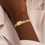 Enchanted Names Milanese Chain Bracelet [18K Gold Vermeil]