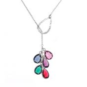 Enchanted Lariat Birthstone Necklace [Sterling Silver]
