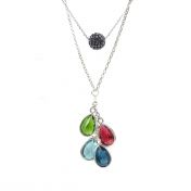 Enchanted Rain Sparkle Necklace Pair [Sterling Silver]