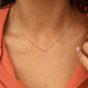 Enchanted Star Solitaire Necklace [18K Gold Vermeil]