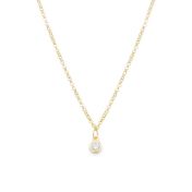 Enchanted Star Solitaire Necklace [18K Gold Vermeil]