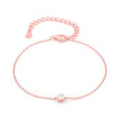 Enchanted Star Solitaire Bracelet [Rose Gold Plated] 