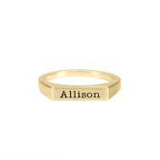 Equilibrium Name Ring [Gold Plated]
