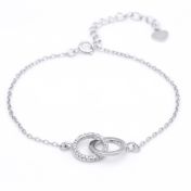 Eternity Circle Bracelet [Sterling Silver]