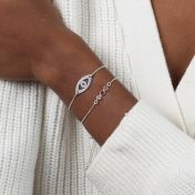 Talisa Stars Birthstone Bracelet [Sterling Silver]