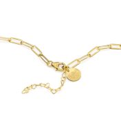 Arya Circle Link Chain Necklace [18K Gold Plated]