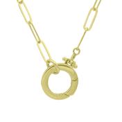  Emma Link Chain Name Necklace [18K Gold Plated]