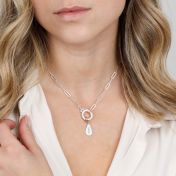 Emma Paperclip Necklace [Sterling Silver]
