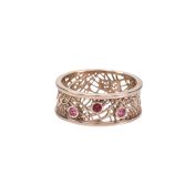 Family Roots Birthstone Ring [Rose Gold Plated]