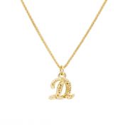 Family Roots Initial Necklace [14 Karat Gold]