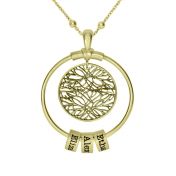 Roots of Love Name Necklace [18K Gold Plated]