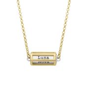 Family Treasure Name Necklace [18K Gold Plated / Sterling Silver]