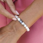 Family Tree Pearl Women Name Bracelet [Sterling Silver]