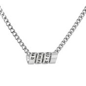Family Wrap Name Necklace - Sterling Silver