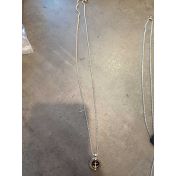 Classic Black Family Anchor Necklace for Men