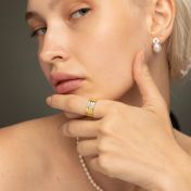 Versprechensring der Ewigen Liebe [750er Gold Vermeil]