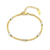 Glance of Love Herringbone Bracelet