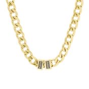 Cuban Link Chain With Names [18K Gold Plated]