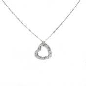 Shining Heart Necklace [Sterling Silver]