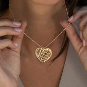 Heart's Promise Map Necklace [18K Gold Plated]