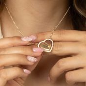 Dazzling Love Map Necklace [18K Gold Plated]