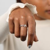 Talisa Beat Birthstone Ring [Sterling Silver]