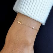 Helenas Diamant Sternzeichen Armband [750er vergoldet]