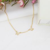 Helena Initials Necklace [18K Gold Vermeil]
