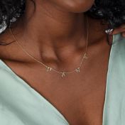 Helena Initials Necklace [18K Gold Vermeil]