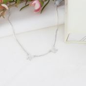 Helena Initials Necklace [Sterling Silver]