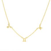 Helena Zodiac Necklace [18K Gold Plated]