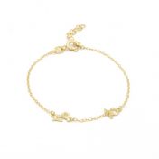 Helena Zodiac Bracelet [18K Gold Plated]