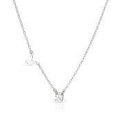 Helena Zodiac Necklace with 0.3 ct Diamond [Sterling Silver]