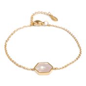 Hexagonal Charm Bracelet  