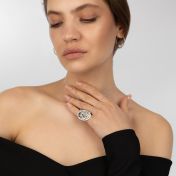 Map of My Memories Silhouette Necklace [Sterling Silver]