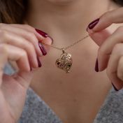 Talisa Hearts Necklace [Rose Gold Plated]