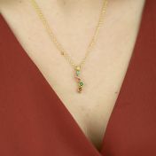 Stream of Love Necklace [Gold Plated]
