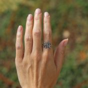 Olive Branch Promise Ring [Sterling Silver]