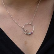 A Mother's Heart Necklace [Sterling Silver]
