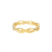 Infinite Wave Ring [Gold Plated]