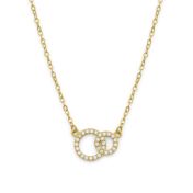 Linked Circles Necklace [18K Gold Plated]
