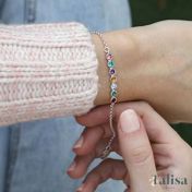 Talisa Sterne Geburtsstein Armband [Sterlingsilber]