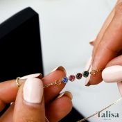 Talisa Sterren Geboortesteen Armband [18K Goud Verguld]