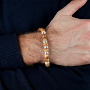 Bracelet Jaspe avec Prénoms pour Homme