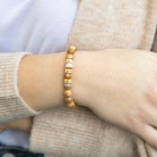 Jasper Women Name Bracelet [Gold Plated]