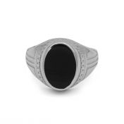 King’s Seal Ring for Men - Sterling Silver