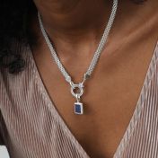 Lapis Lazuli Charm [Sterling Silver]