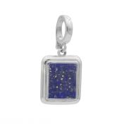 Lapis Lazuli Charm [Sterling Silver]