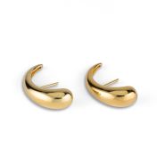Large Dôme Earrings [18K Gold Plated]
