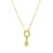 Emma Paperclip Necklace [18K Gold Plated]